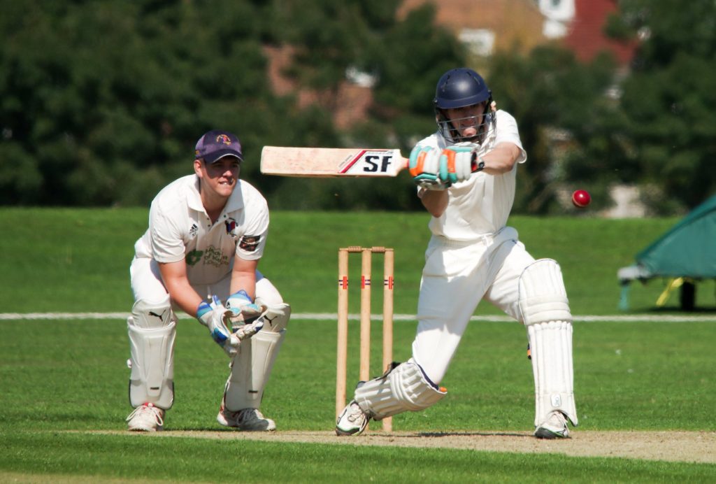 batsman playing cricket at three hills sports park