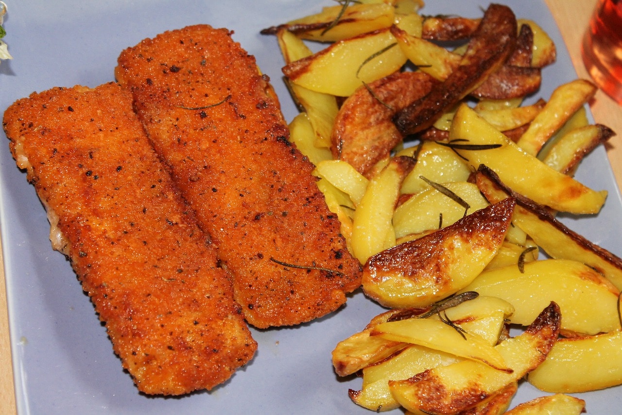 fish fingers and chips