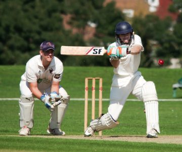 batsman playing cricket at three hills sports park